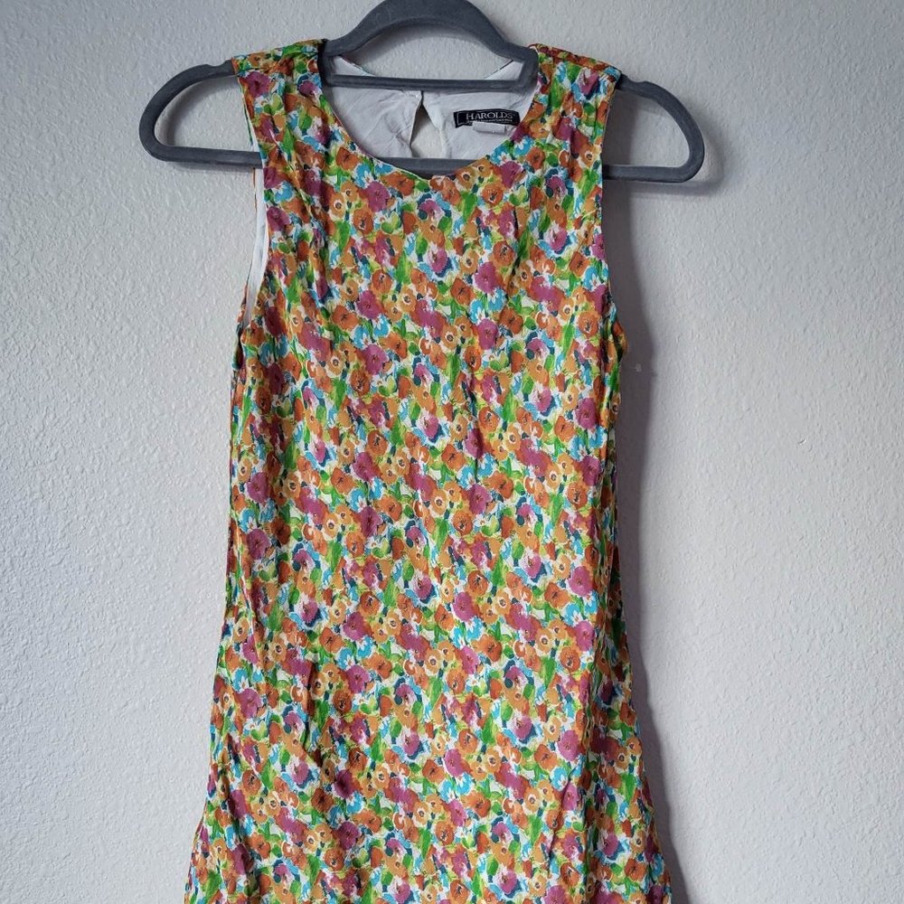Vintage Harold's Colorful Womens Dress